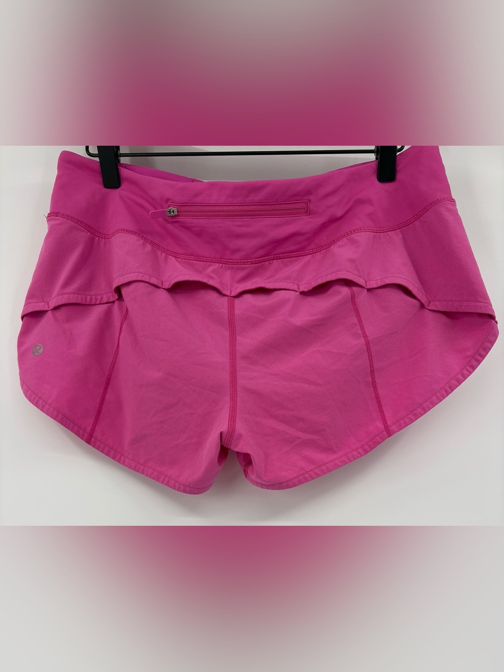 Lululemon Speed Up Short 2.5” Pink Size 8 Running Athletic Lined Zip Pocket - Picture 7 of 14